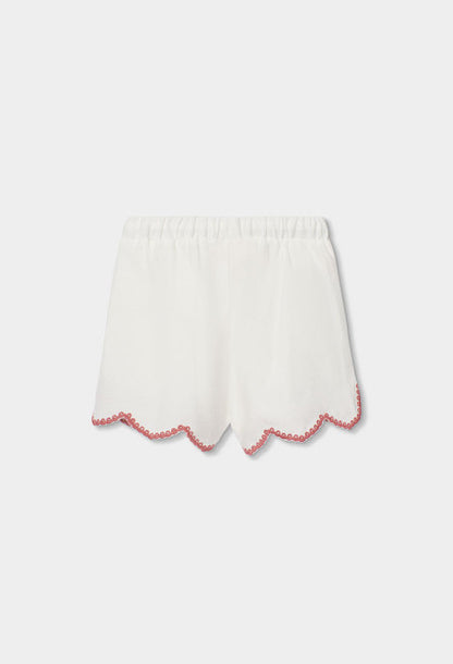 Bermudas de tejido de niña