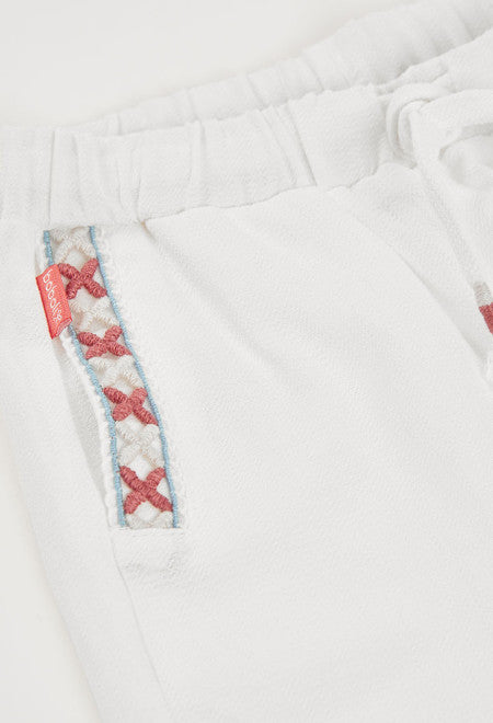 Bermudas de tejido de niña