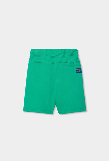Bermudas felpa tintada de niño