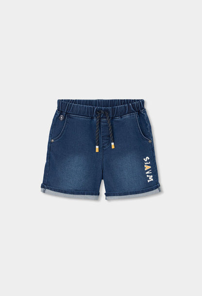 Bermudas denim punto de niño