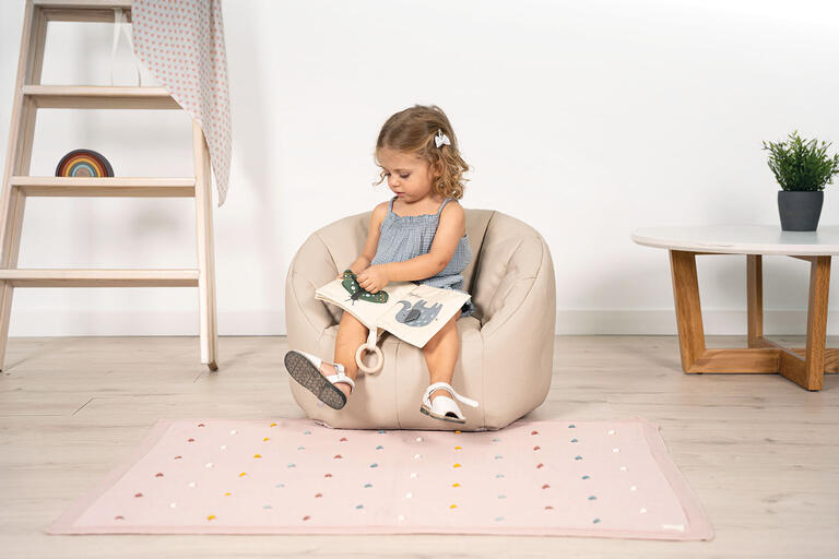 PUFF INFANTIL BEIG - Olmitos