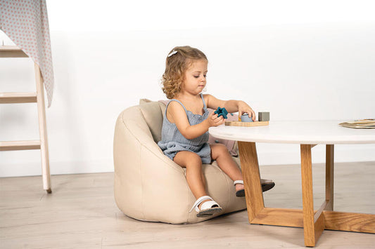 PUFF INFANTIL BEIG - Olmitos