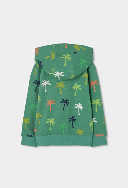 Chaqueta felpa "palmeras" de niño