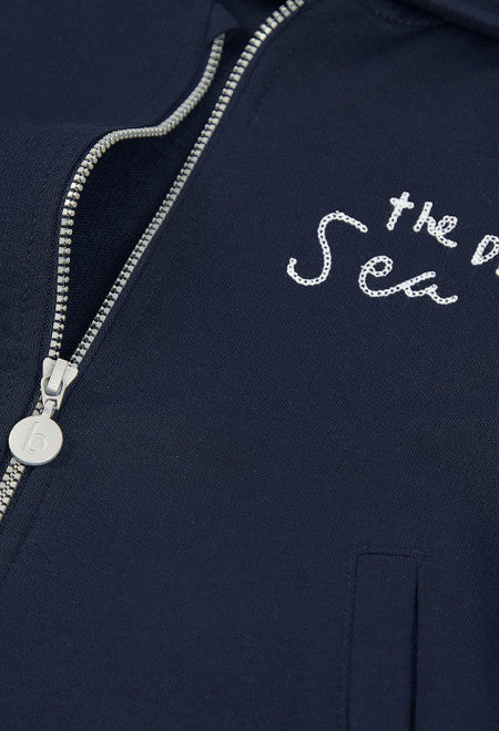 Chaqueta felpa con capucha de niño