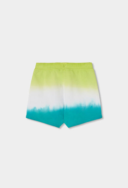 Short felpa tintado de niña