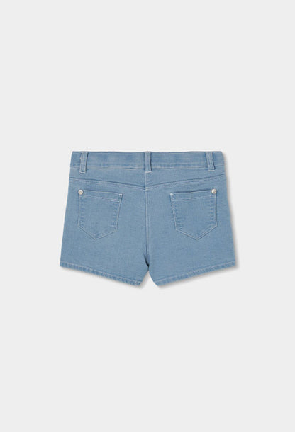 Short denim punto de niña