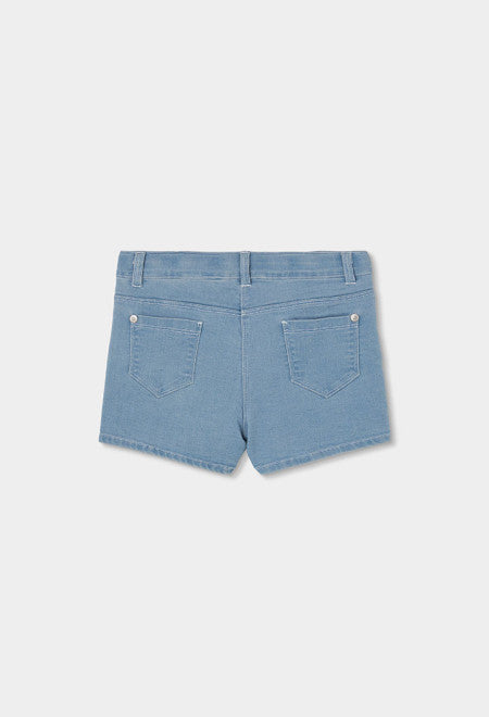 Short denim punto de niña