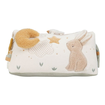 COJIN ACTIVIDADES TRIANGULAR NEWBORN NATURAL - LITTLE DUTCH