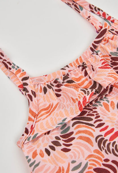 Blusa crepe estampada de niña