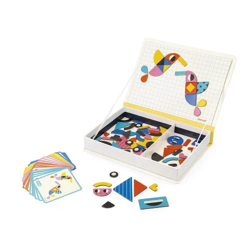 Magnéti'book Tangram, 85 imanes - JANOD