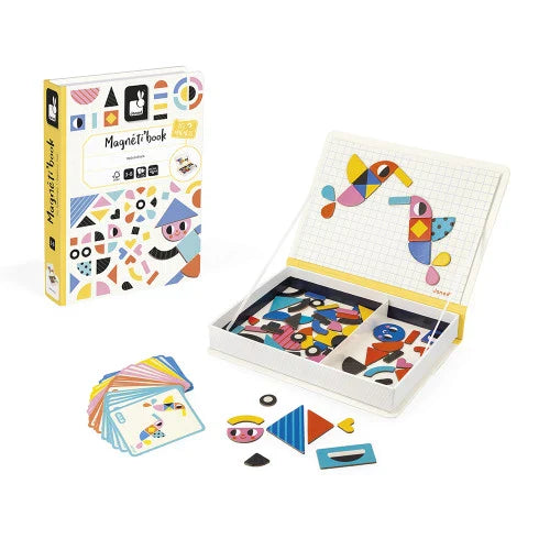 Magnéti'book Tangram, 85 imanes - JANOD