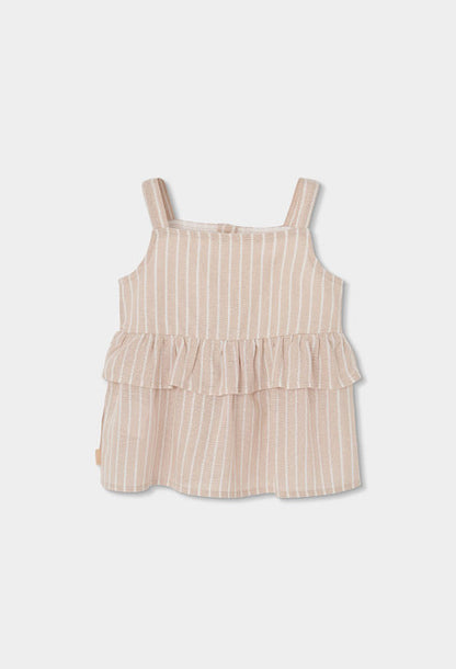 Top lino listado de niña