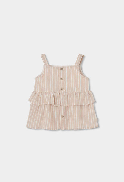 Top lino listado de niña