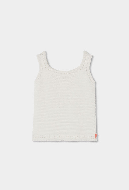 Top tricotosa de niña