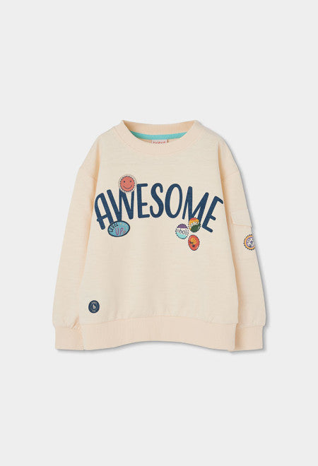 Sudadera felpa flamé de niño